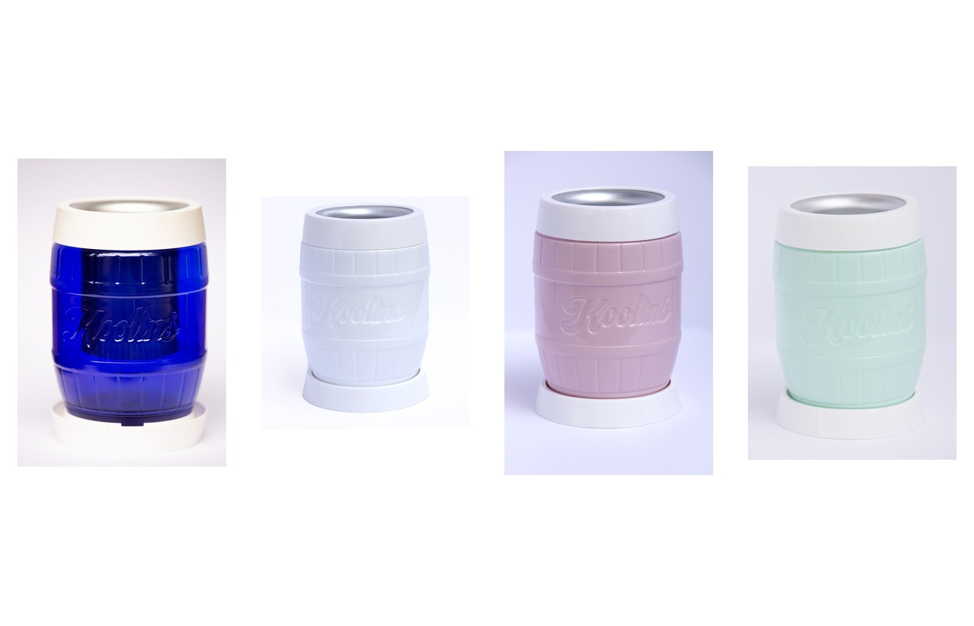 Koolins disponible en colores azul, blanco, rosa pastel y verde pastel